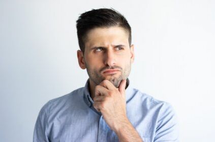 Ein Mann fragte sich, wie man ein Penisvergrößerungsgel verwendet